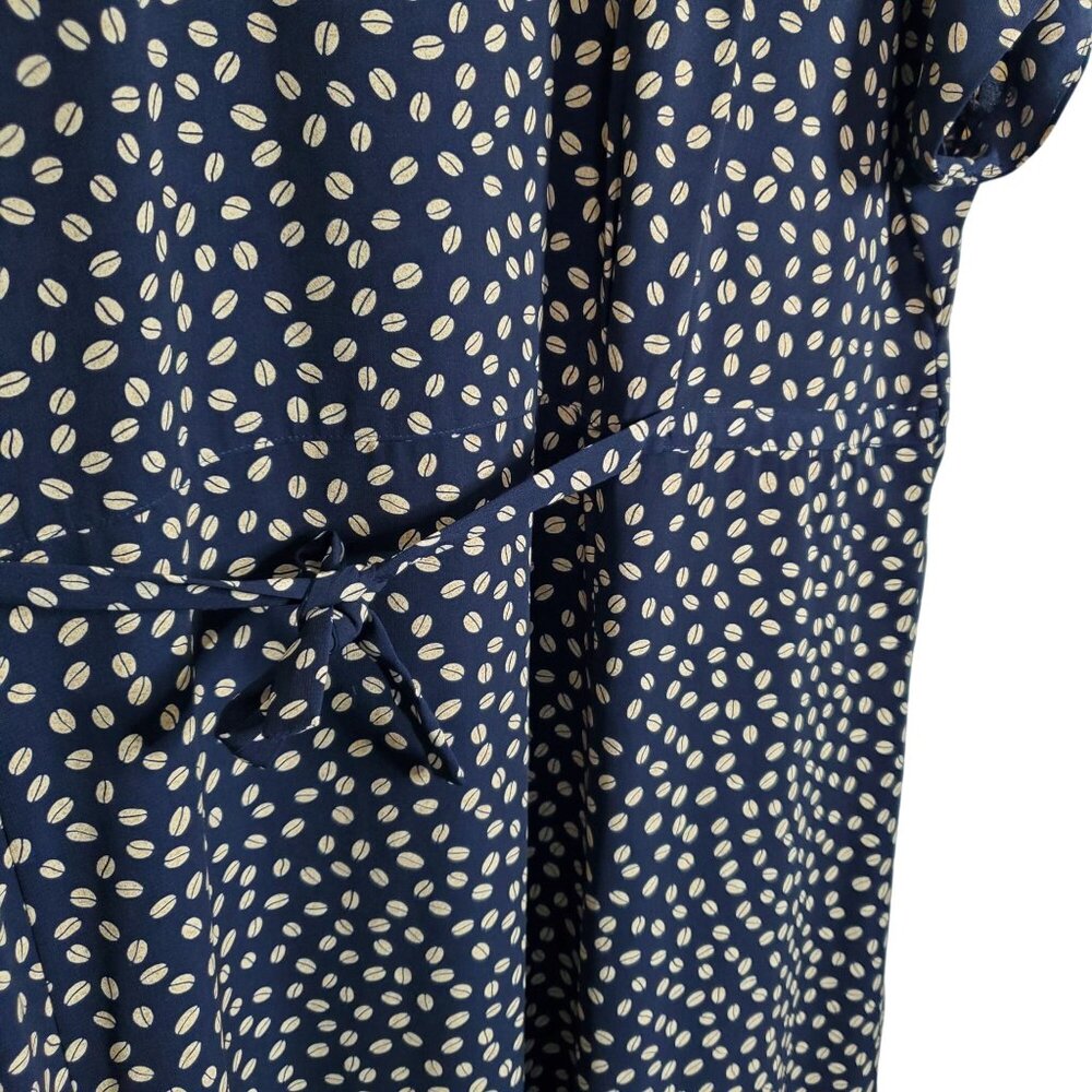 Maggie McNaughton Size 22W Dress Maxi Coffee Fairy Bean Barista Print Full Flowy - Picture 12 of 12